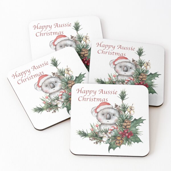Item preview, Happy Aussie Christmas Australian Koala  designed and sold by Jaydee001.