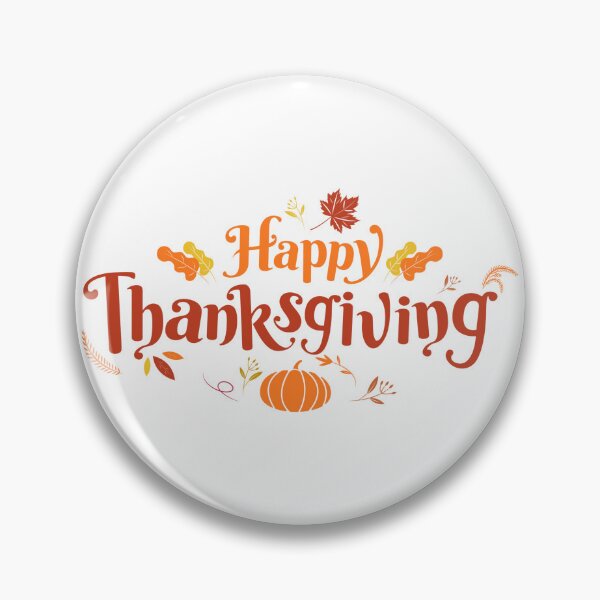Item preview, beautiful lettering for happy thanksgiving with a pumpkin designed and sold by JAG2B.