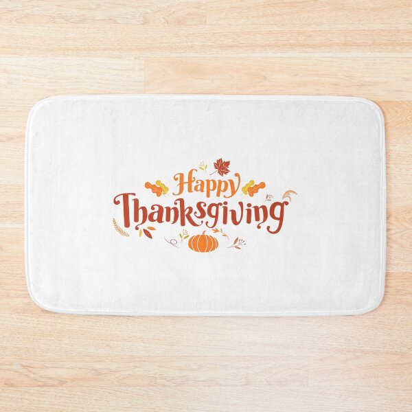 Item preview, beautiful lettering for happy thanksgiving with a pumpkin designed and sold by JAG2B.