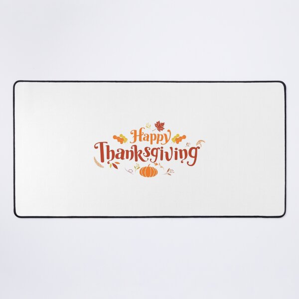 Item preview, beautiful lettering for happy thanksgiving with a pumpkin designed and sold by JAG2B.