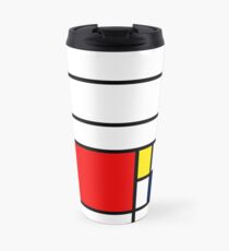 Mondrian Composition Travel Mug