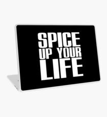 Spice Up Your Life (white) Laptop Skin