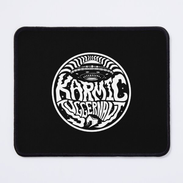 Item preview, Karmic Juggernaut Spaceship Abduction Logo - White designed and sold by guetocerahm.