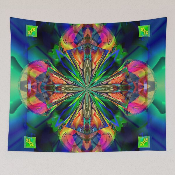 Item preview, Flower Garden Cross designed and sold by HEBEBE.
