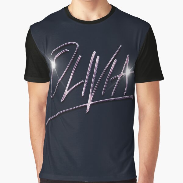 Item preview, Olivia Newton-John - Chrome Logo - Designed by PopRetroDisco designed and sold by popretrodisco.