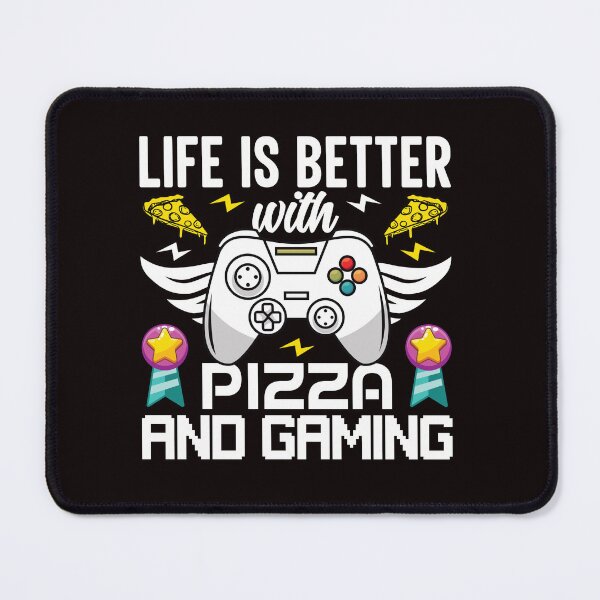 Item preview, Life is better with pizza and gaming designed and sold by tshirtistic.