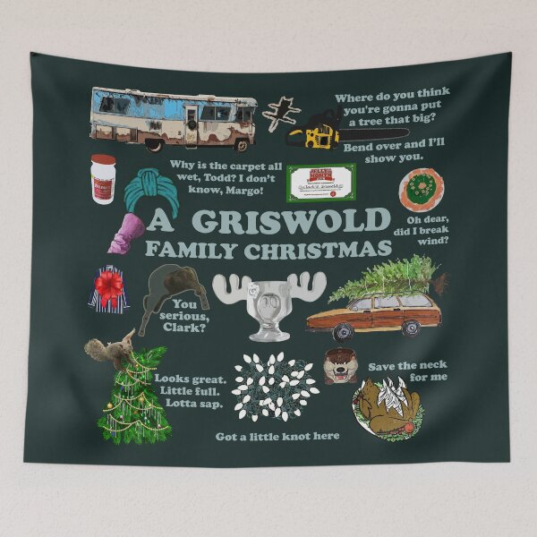 Item preview, Funny Family Christmas Vacation Quotes designed and sold by happyholidayfan.