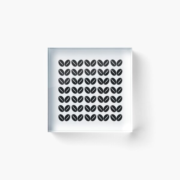 Item preview, Black Coffee Bean Pattern designed and sold by GemsAnatomy.