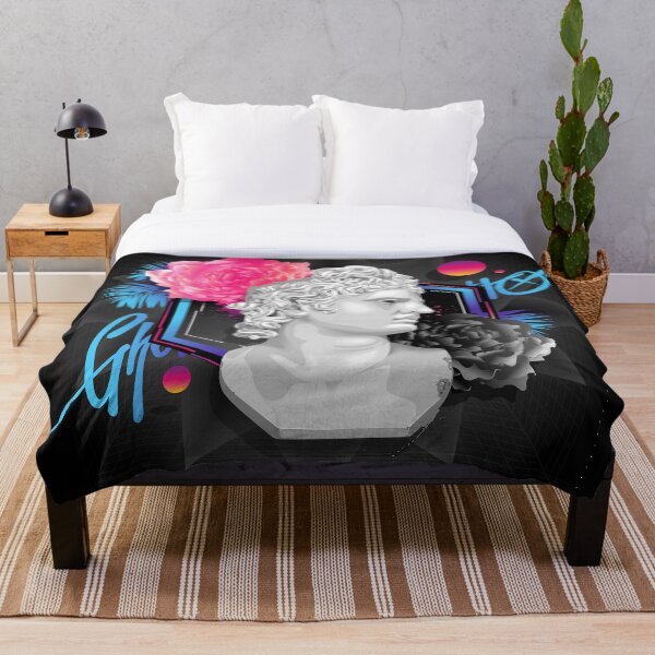 Artikelvorschau, Individuelles Retrowave-Design mit Statue entworfen und verkauft von Aruim  Art.