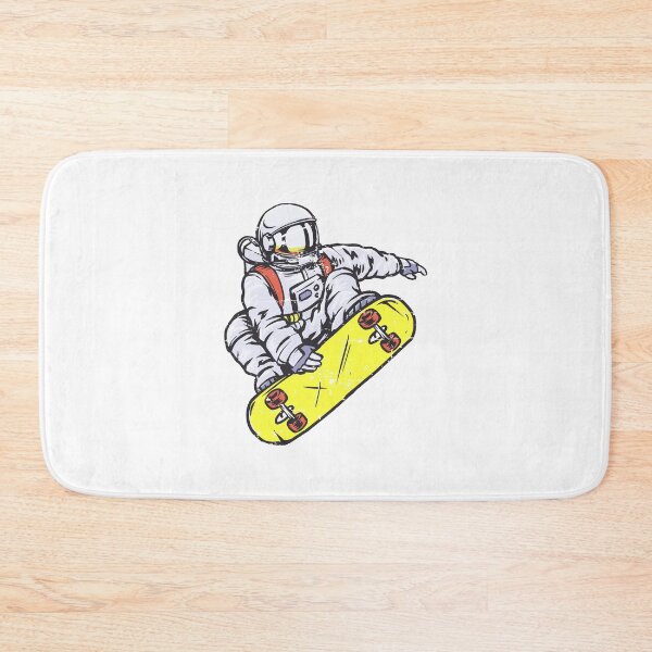 Item preview, ASTRONAUT SKATEBOARDING TO THE MOON Distressed designed and sold by w1ckerman.