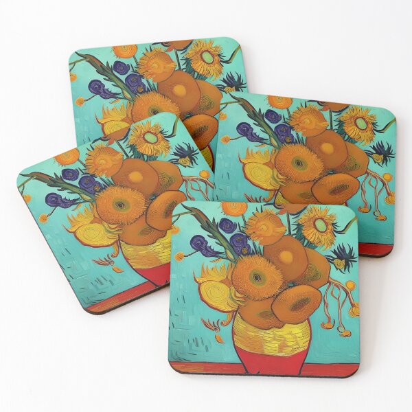 Item preview, Van Gogh Inspired - Vintage Floral Vase designed and sold by meggydesigns.