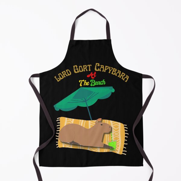 Item preview, Lord Gort Capybara at the Beach designed and sold by Reubens-Art.