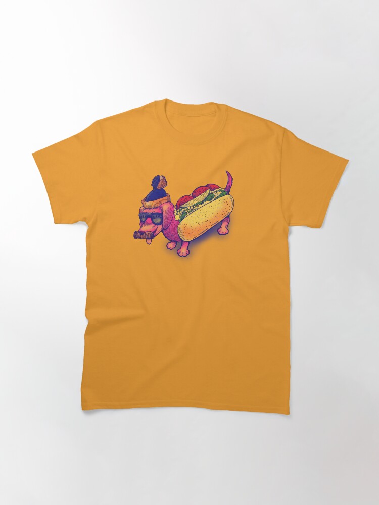 Thumbnail 2 of 7, Classic T-Shirt, The Chicago Dog designed and sold by nickv47.