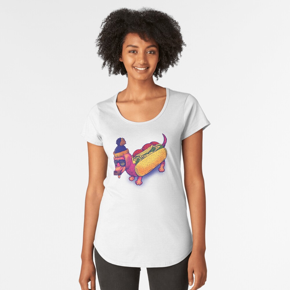 Aperçu de l'œuvre T-shirt premium échancré créée et vendue par nickv47.