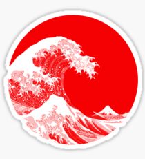 Hokusai, grande vague de Kanagawa Sticker