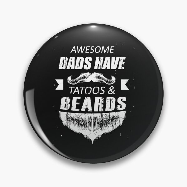 Item preview, Awesome Dads Have Tattoos and Beards designed and sold by gastonfongemie.