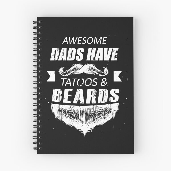 Item preview, Awesome Dads Have Tattoos and Beards designed and sold by gastonfongemie.