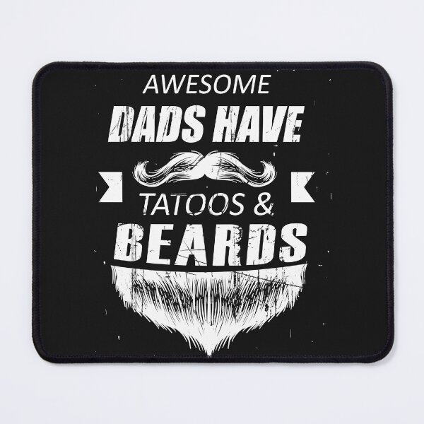 Item preview, Awesome Dads Have Tattoos and Beards designed and sold by gastonfongemie.