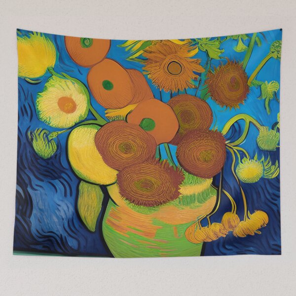 Item preview, Van Gogh Inspired - Bold Colorful Floral designed and sold by meggydesigns.