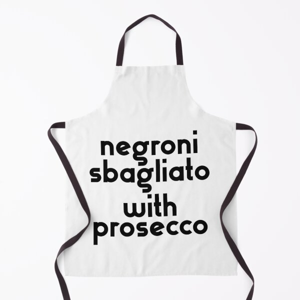Item preview, Negroni Sbagliato with Prosecco (Black and White) designed and sold by ironique.ironique.