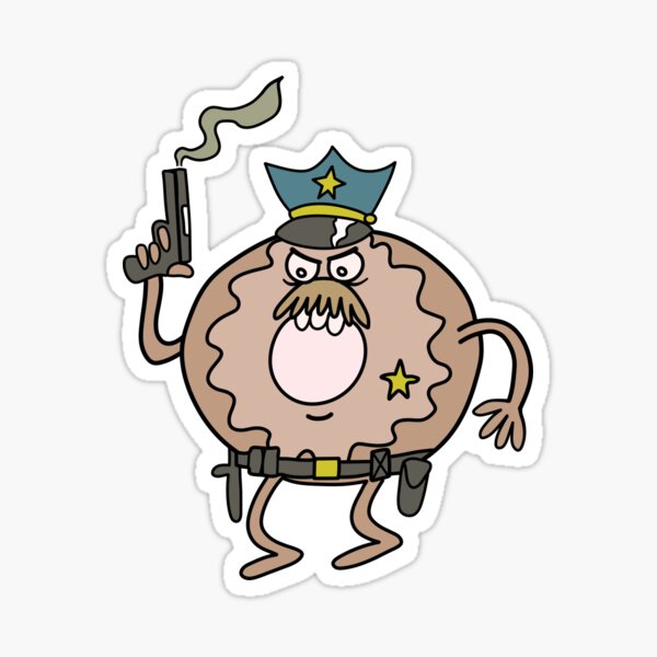 Donut Cop Sticker
