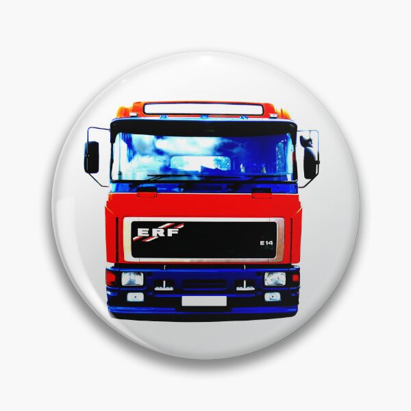 Item preview, Classic 1990s ERF E Series lorry high contrast red designed and sold by soitwouldseem.