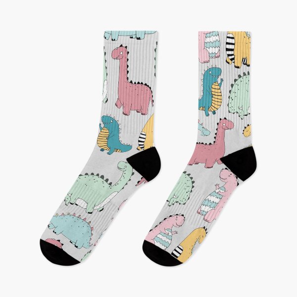 Item preview, Cute colourful dinosaur repeated pattern designed and sold by Tanuja  Sharma.