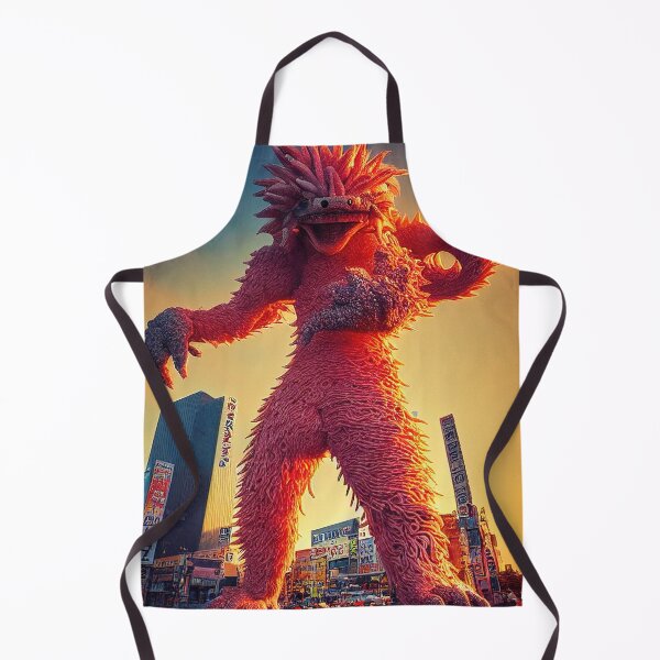 Item preview, Japanese ramen monster destroying Akihabara Tokyo designed and sold by 100PercentOtaku.
