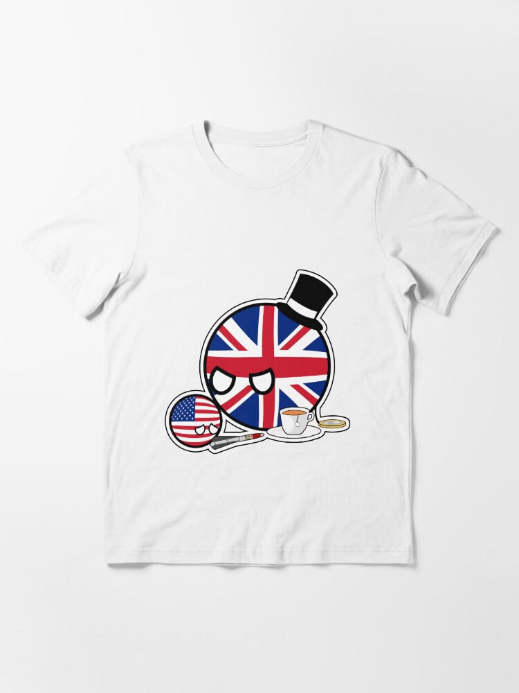 Alternate view of Scolding UKball USAball | Polandball Countryball Essential T-Shirt