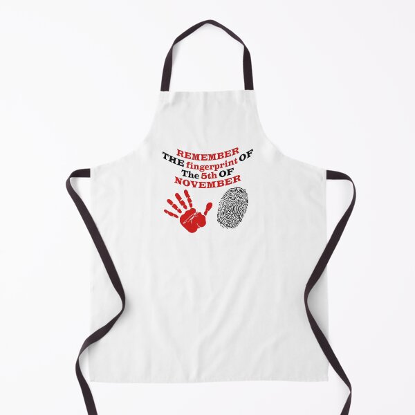 Item preview, Remember the fingerprint of the 5th of November - Guy Fawkes Day, Great gift for the annual day of thanksgiving for the plot's failure. designed and sold by musaouri.