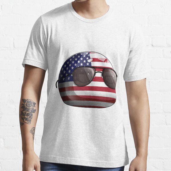 Americaball, Muricaball, USAball Polandball Countryball Essential T-Shirt