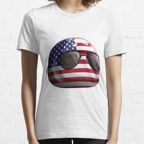 Americaball, Muricaball, USAball Polandball Countryball Essential T-Shirt