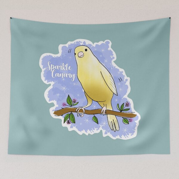 Item preview, Yellow Canary bird designed and sold by PerlaDesignArt.