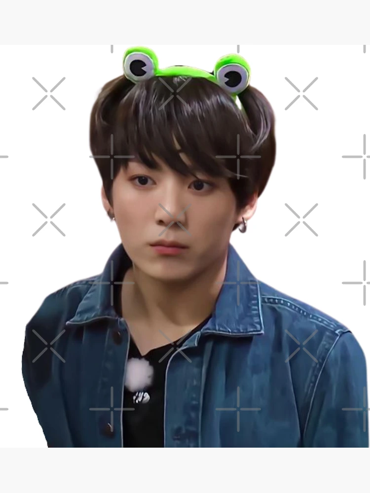 Jungkook BTS lovely face frog headband