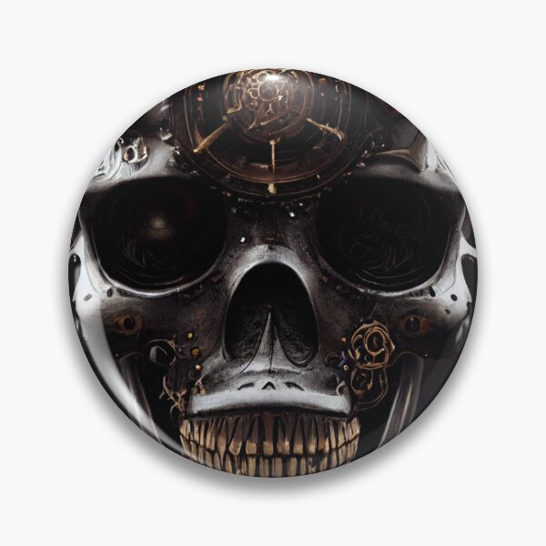 Artikelvorschau, Chrome Steampunk Skull entworfen und verkauft von CartoonrBOY.