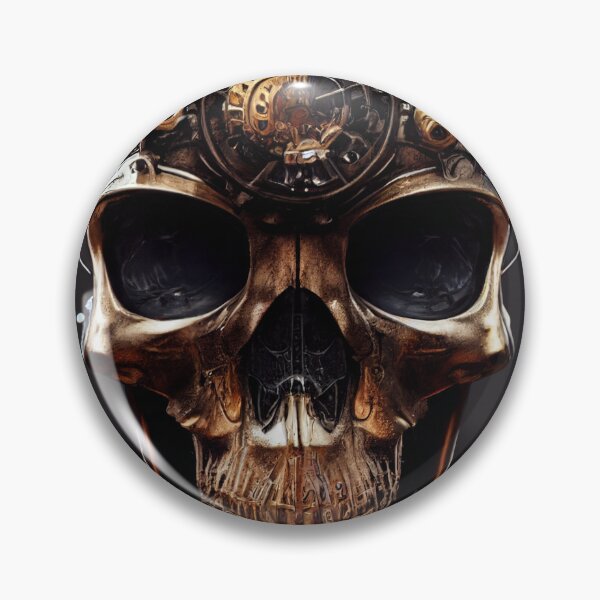 Artikelvorschau, Chrome Steampunk Skull entworfen und verkauft von CartoonrBOY.