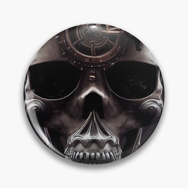 Artikelvorschau, Chrome Steampunk Skull entworfen und verkauft von CartoonrBOY.