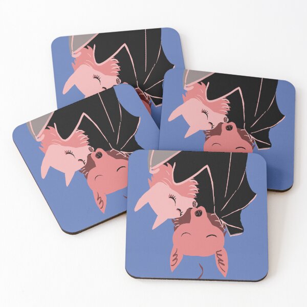 Item preview, Bat Hugs for a pink Halloween in blue designed and sold by belettelepink.