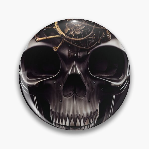 Artikelvorschau, Chrome Steampunk Skull entworfen und verkauft von CartoonrBOY.