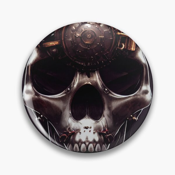 Artikelvorschau, Chrome Steampunk Skull entworfen und verkauft von CartoonrBOY.