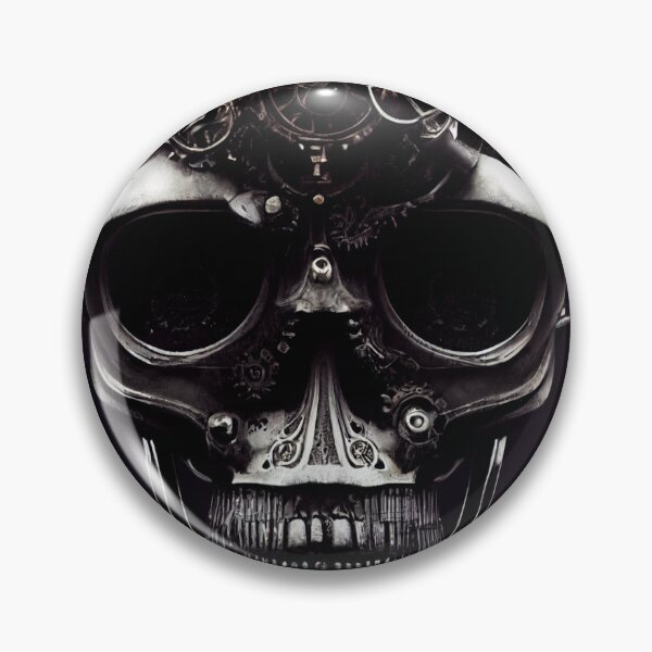 Artikelvorschau, Chrome Steampunk Skull entworfen und verkauft von CartoonrBOY.