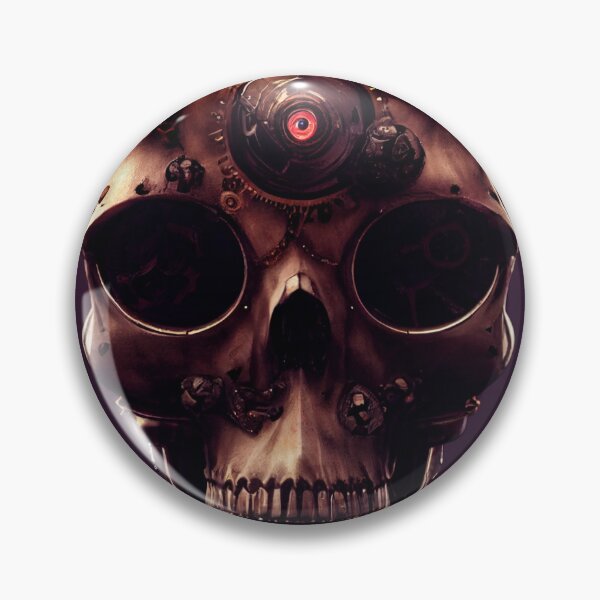 Artikelvorschau, Chrome Steampunk Skull entworfen und verkauft von CartoonrBOY.
