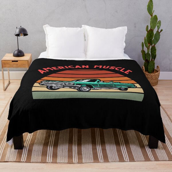 Item preview, Convertible Muscle car-vintage sunset- T shirt designed and sold by ZoesAttic.