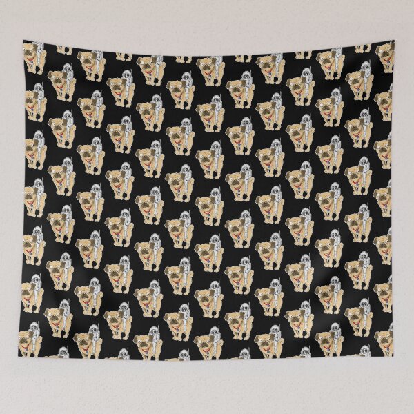Item preview, Astronaut riding a pug dog  designed and sold by SilentlyRob668.