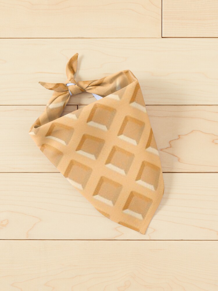 Alternate view of I Love Waffles Pet Bandana
