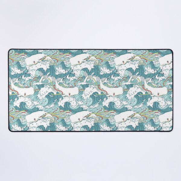 Item preview, Whales and Waves Pattern designed and sold by freeminds.