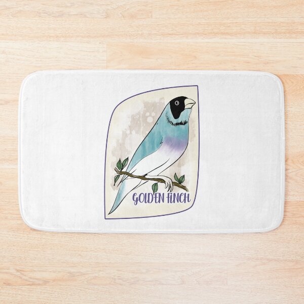 Item preview, Golden Periwinkle Finch designed and sold by PerlaDesignArt.
