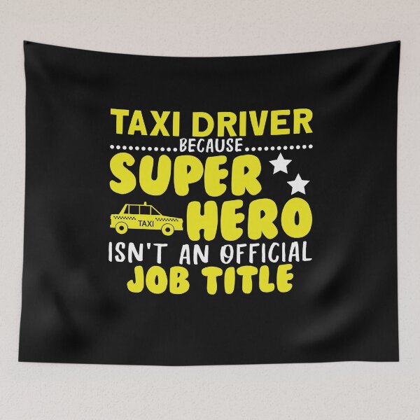 Item preview, Taxi Driver Superhero Taxi Taxi Driver designed and sold by MooonTees.