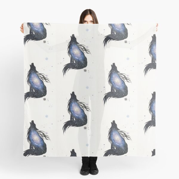 Milky Way Wolf Scarf