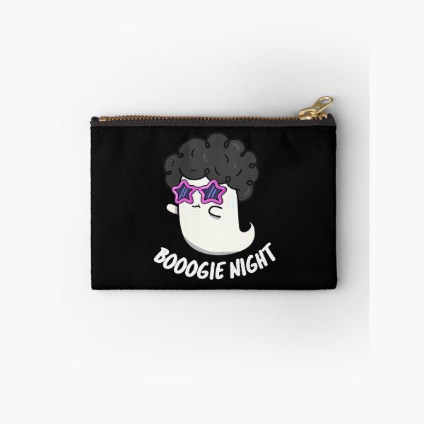 Item preview, Boogie Night Funny Halloween Disco Ghost Puns (Dark BG) designed and sold by punnybone.